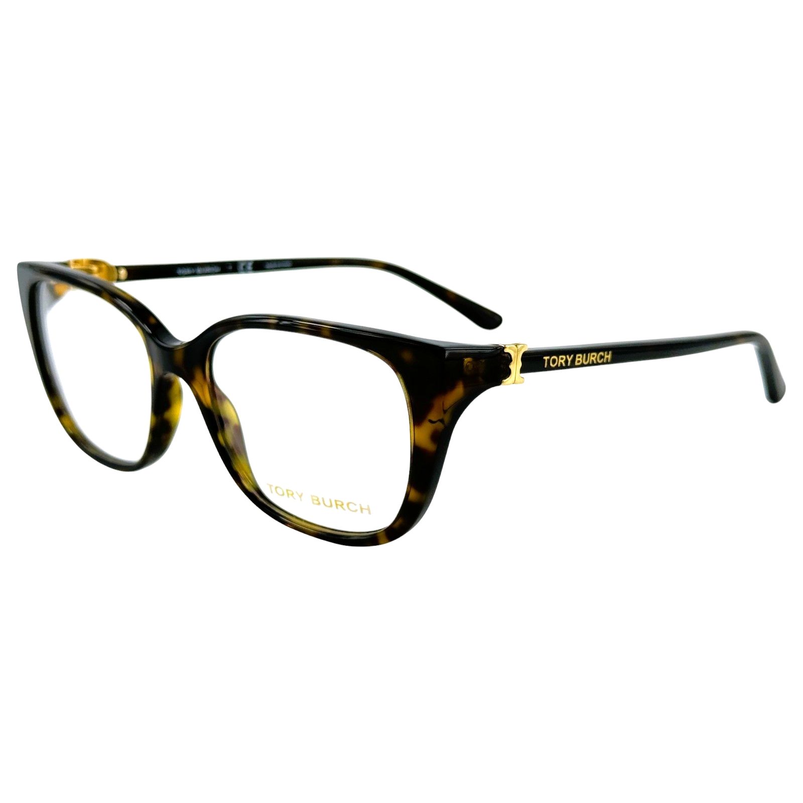 Tory Burch Ty2068 Womens Plastic Eyeglass Frame 1378 Dark Tortoise 50-16